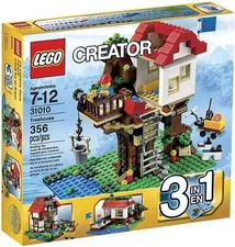 LEGO CREATOR: TREE HOUSE (31010) 3 in 1 RETIRED ~ BRAND NEW~FACTORY SEALED BOX.