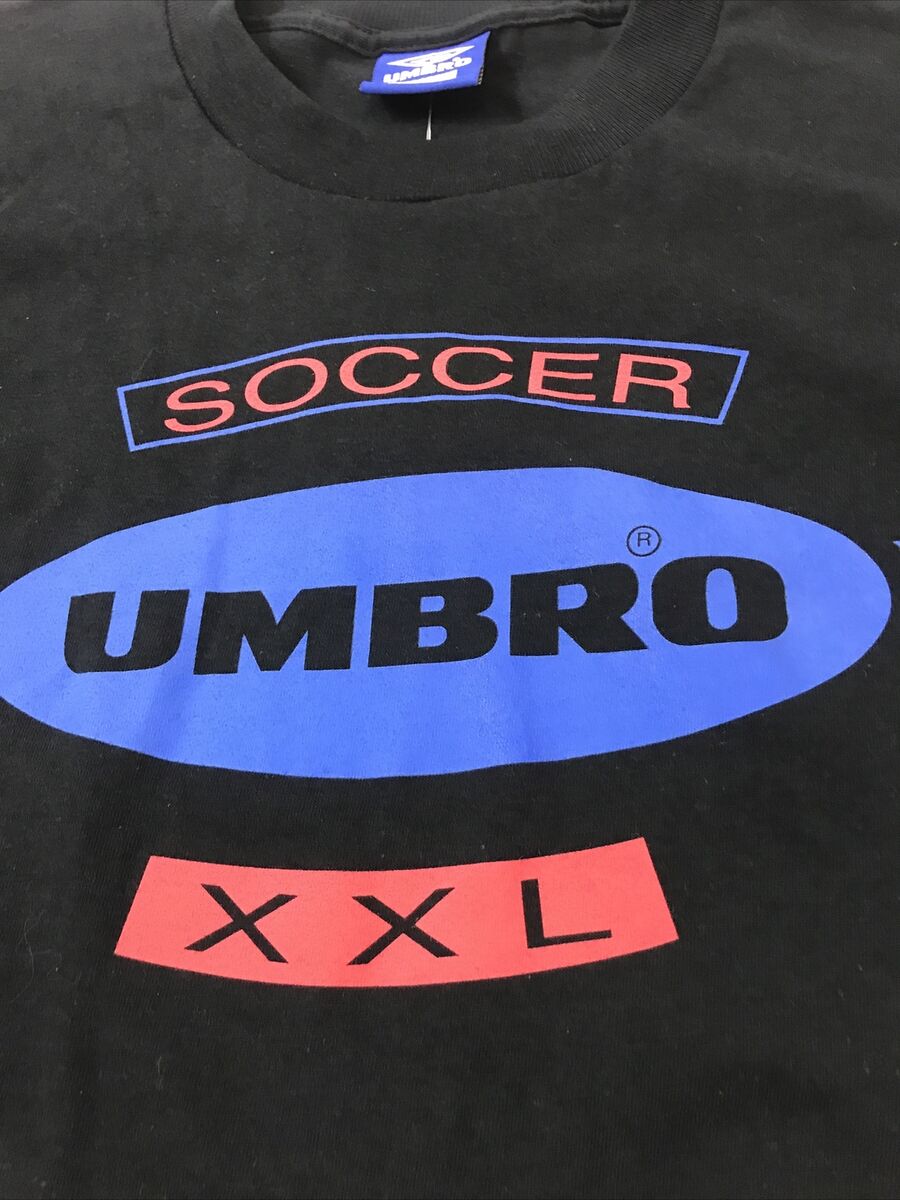 VTG 90s Y2K Umbro Soccer Tee T-Shirt Mens Sz L LARGE Single VTG 90s Y2K Umbro Soccer Tee T-Shirt Mens Sz L LARGE Single