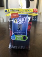 Hanes 8 Pack Boys XL/XG Cool Comfort Boxer Briefs Ships Next Day 