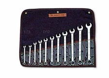 Wright Tool WRIGHTGRIP® 2.0 12 Point Combination Wrench Set 11 Piece SAE 911