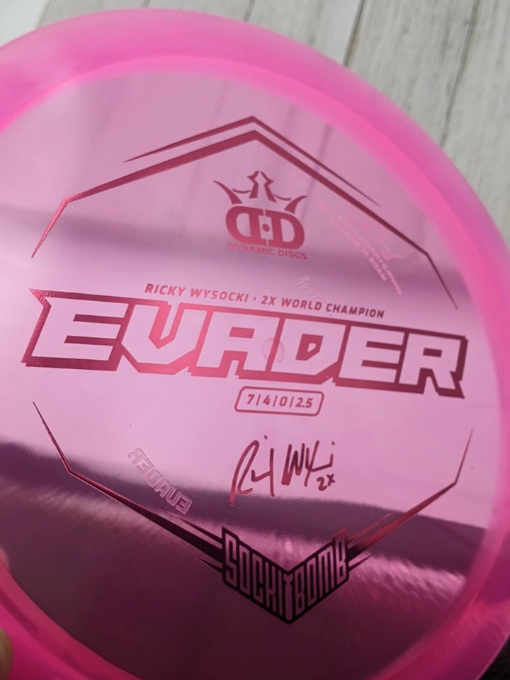 New Dynamic Discs Lucid Evader Driver Disc Golf Disc Sockibomb Stamp Wysocki 175 - Image 3 of 4