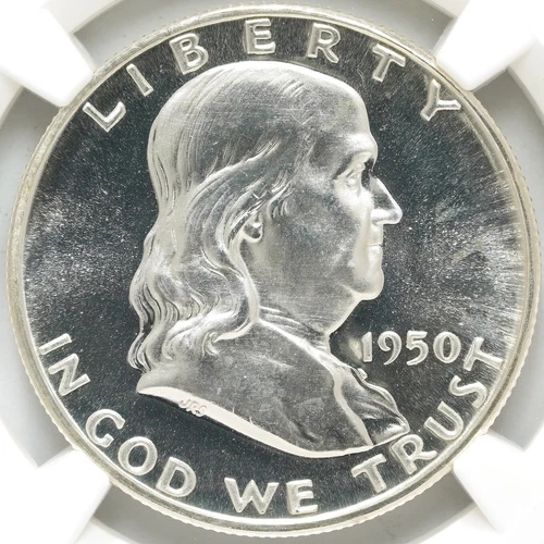 1950 (P) Proof Franklin Half Dollar NGC PF-67