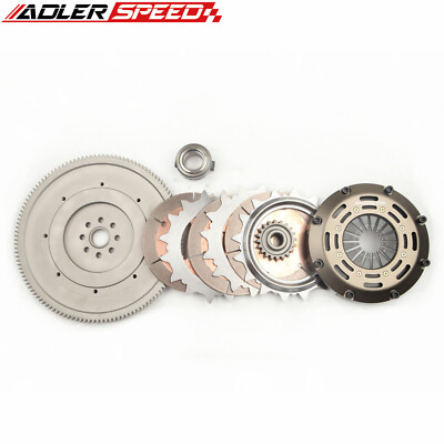 RACING TRIPLE DISC CLUTCH KIT+FLYWHEEL for 06-17 SUBARU IMPREZA WRX EJ255 FA20F
