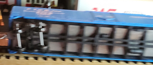 RTR PICKENS RAILROAD ho 1/87 custom boxcar BUILT 4 LAYOUT ATHEARN TRAIN BLUE R. - Picture 13 of 13
