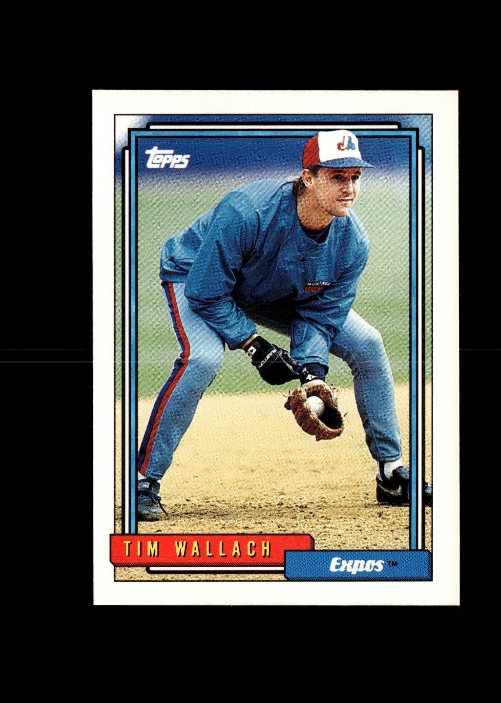 Tim Wallach 1992 Topps Baseball Card #385 Montreal Expos