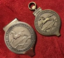 COLT PATTERSON CAPPER STERLING MONEY CLIP WITH 2025 CCA CONCORD MEDAL NEW COND