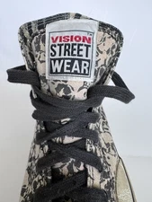RARE Vintage 1987 Vision Street Wear Skull Skate High Tops Size 7.5