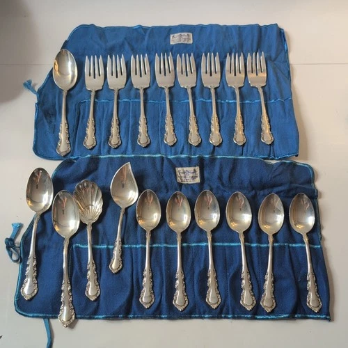 Georgian Rose by Reed and Barton Sterling Silver Flatware Set 19 pieces