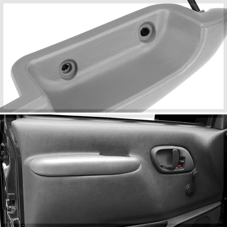 Reposabrazos acolchado gris para camioneta Chevy GMC C/K1500 2500 3500 95-02 Foto 3 de 4
