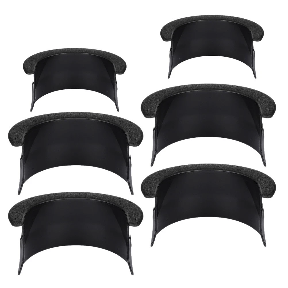 Pool Table Pocket Liners Replacement 12Pcs Plastic Black Billiard Parts