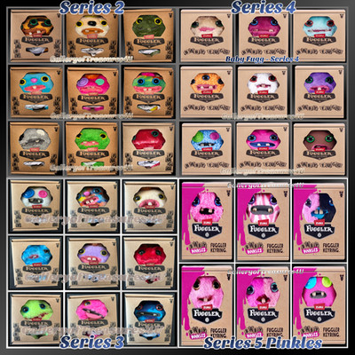 Baby Fuggler Series 2 3 & 4 Funny Ugly Monster Mini Plush Fugg Pinkles Keyring