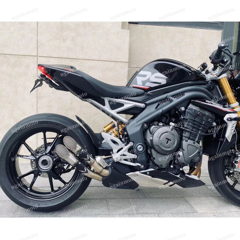 For Triumph Speed Triple RS1200 1200RR 21-24 Motorcycle Exhaust Slip On Muffler Foto 3 de 4