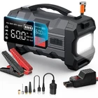 6000A 26800mAh PowerCar Jump Starter Battery Booster Charger Bank Air Compressor