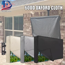 Outdoor TV Cover Flat Screens 600D Heavy Duty Weatherproof Television Protector