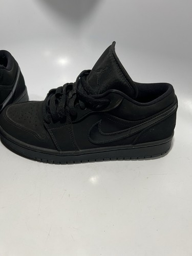 Air Jordan 1 Low Size 7.5 black. Worn only a few times. Very clean! 553558-056 - Picture 2 of 24
