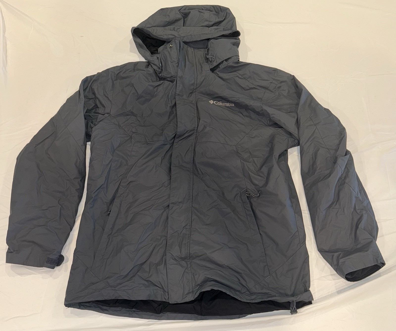 Gray Columbia Water-Resistant Lightweight Jacket for Men