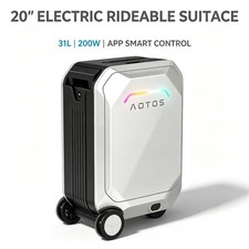 20" Smart Rideable Suitcase 31L Electric Luggage Scooter Travel Case LEQISMART