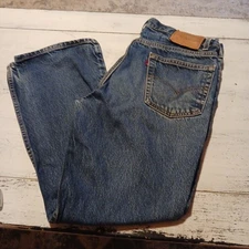 Levi's Men's 517 Bootcut Denim Blue Jeans 36x30 Dark Wash 