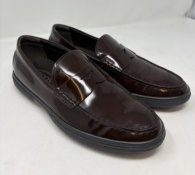 Tod s Gommino Brown Leather Penny Loafers Men s UK 6 (US 7) Made in Italy NWOB