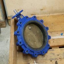Keystone Fig. 222 12" Butterfly Valve, CI Body, AL-BRZ Disc, 416SS Stem - NEW