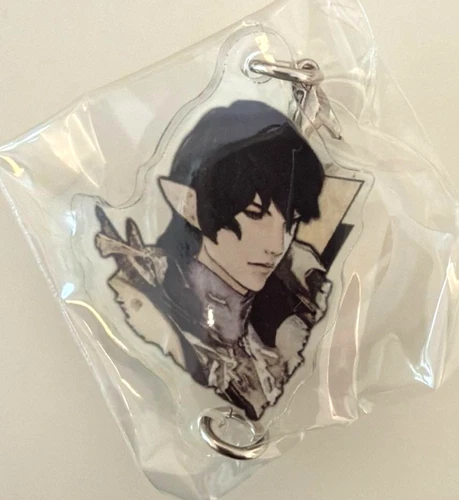 Final Fantasy XIV Summer Festival Mejirushi Acrylic Keychain Strap Aymeric