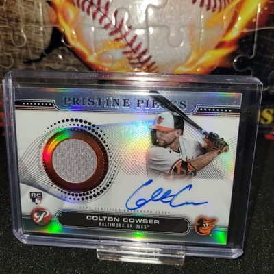 2024 Topps Colton Cowser RC Auto Patch /99 SP Pristine Pieces On Card Autograph
