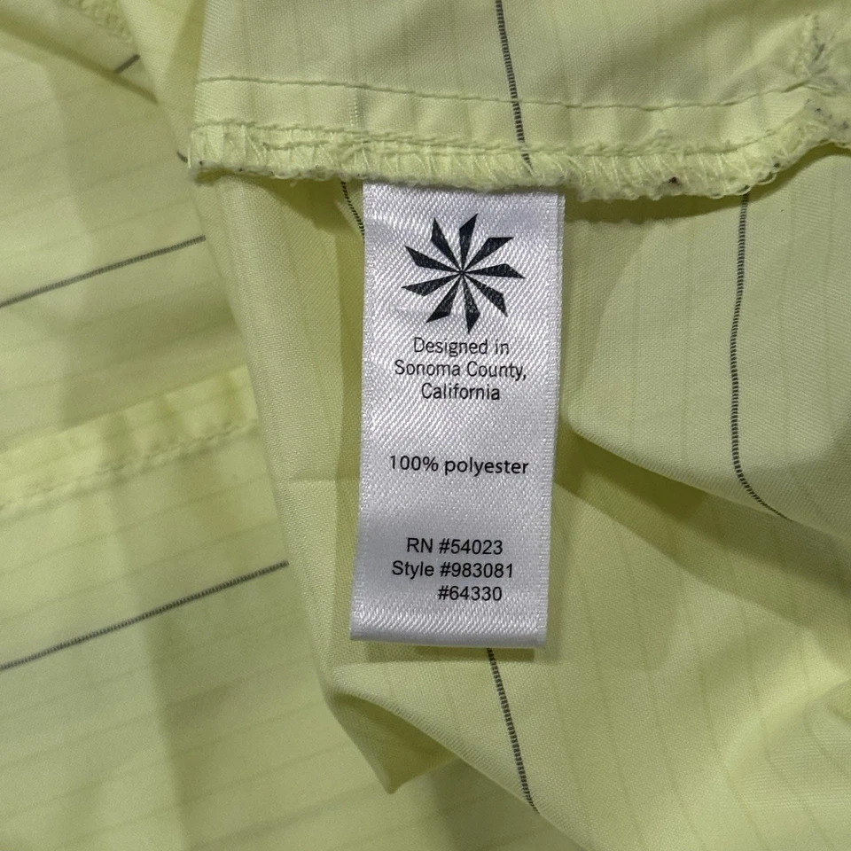 Chaqueta cortavientos ligera Athleta Med con capucha cremallera completa rendimiento atlético Foto 4 de 4