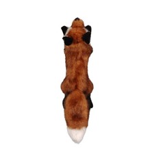ALL FOR PAWS Squeaky Doy Toy, Fox Dog Toy for Small Medium, Black/white