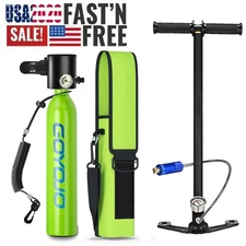 Mini 0.5L Scuba Oxygen Cylinder Diving Air Tank Kit Snorkeling Breathe Equipment