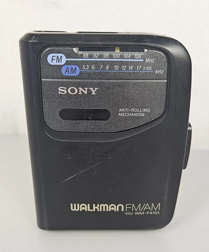 Sony Walkman WM-FX101 Portable Cassette Tape Player & FM/AM Radio Tested Working