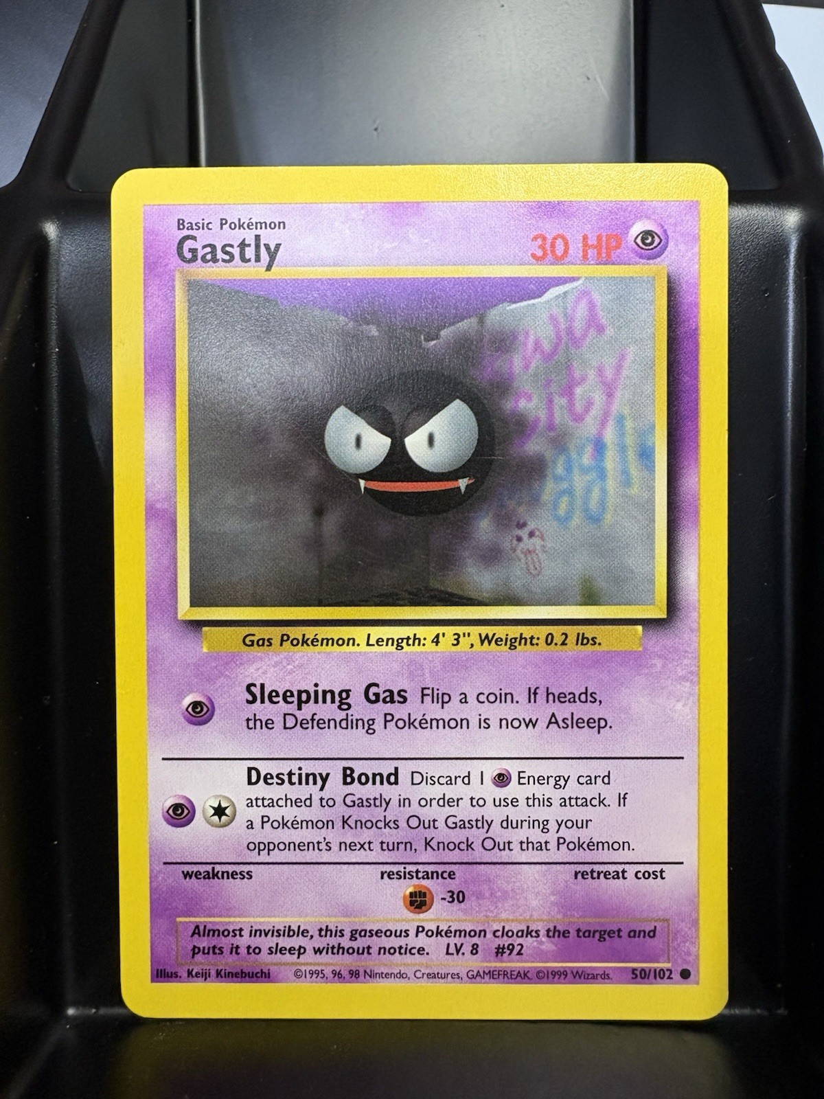 Pokemon TCG Card Vintage WotC LP Gastly #50