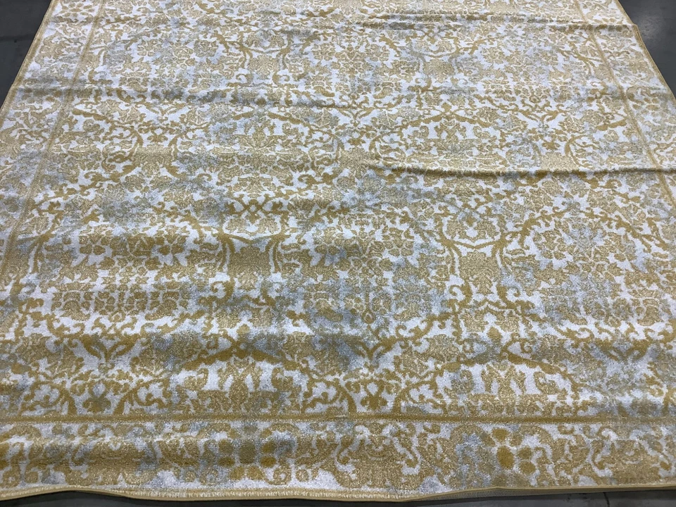 Alfombra de pelo prensado marfil/oro 9'-0" x 12'-0", precio reducido 1172681118 EVK242S-9 Foto 2 de 4