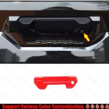 2022-2024 For Toyota Tundra Bright Red Car Tailgate Door Handle Bowl Decor Cover