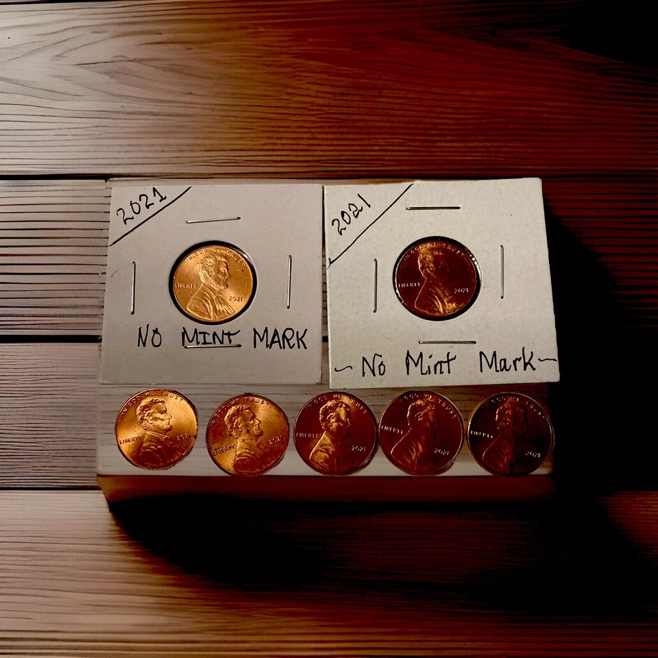 💥2021 LINCOLN (7) PENNY CENT - 1c Lincoln Shield~No Mint Marks~ - Image 2 of 2