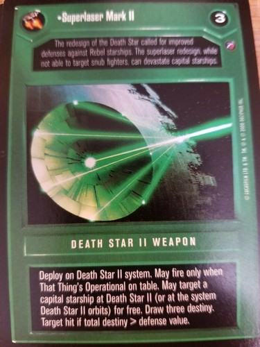 Star Wars CCG Death Star II BASIC SINGLES Select Choose Your Card SWCCG - Picture 114 of 121