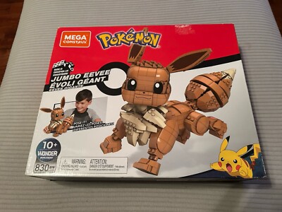 MEGA Construx Pokemon Jumbo EEVEE Set 824pc New Factory Sealed