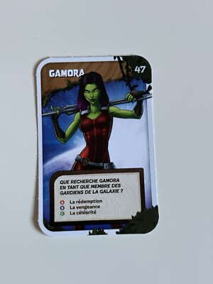 47 - Gamora - Marvel Karten Leclerc Erkunde das Marvel Universum mit Groot