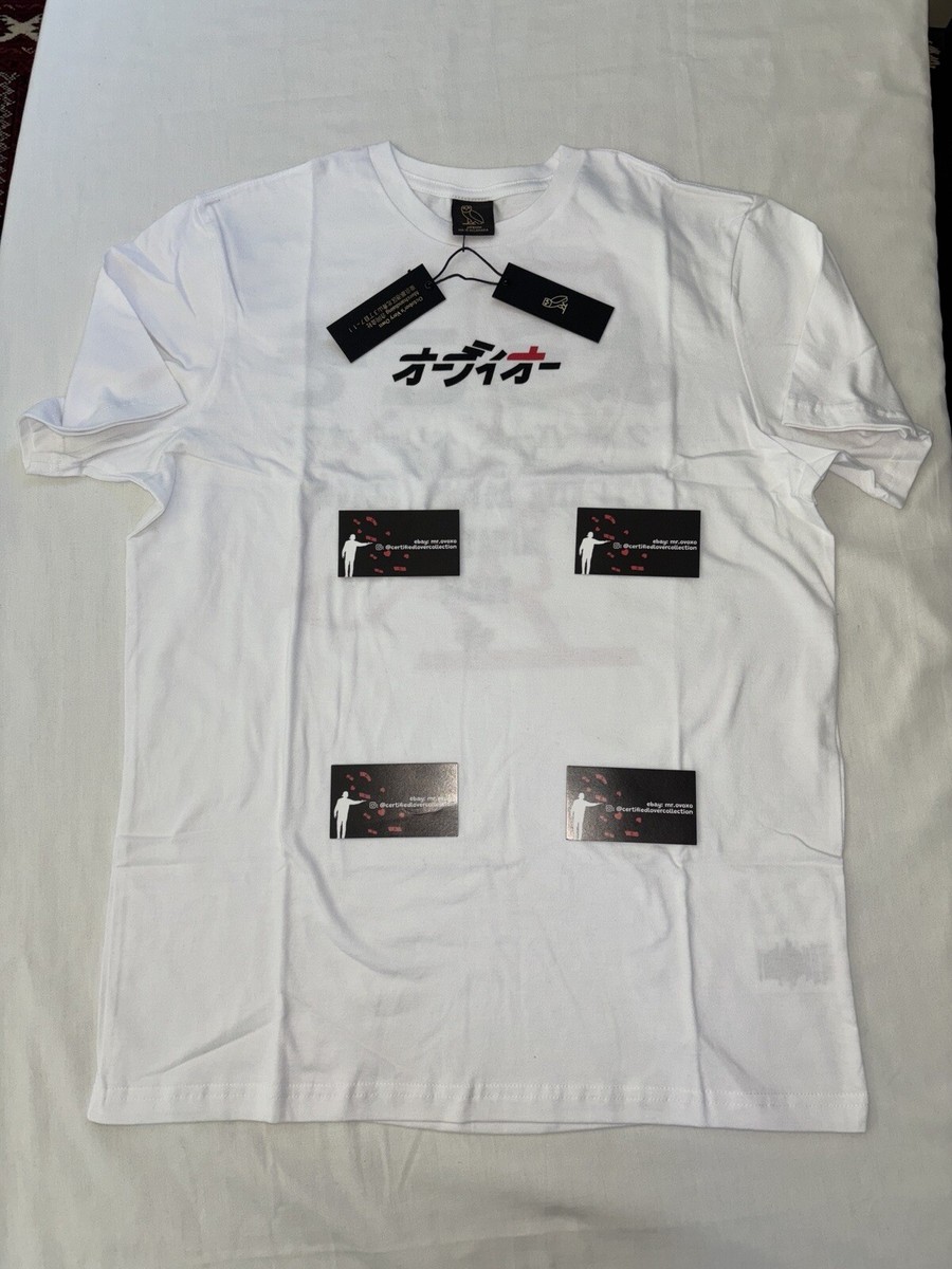OVO x Tokyo Japan Welcome Tee Owl Black White October's Very