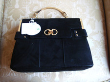 New Look, Black Suede Shoulder Or Handbag