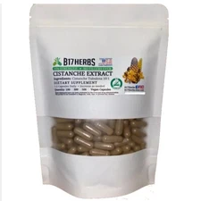 Cistanche Extract 10:1 - Tubulosa - B17 Herbs Bulk Purchase - 100 Veg. Capsules