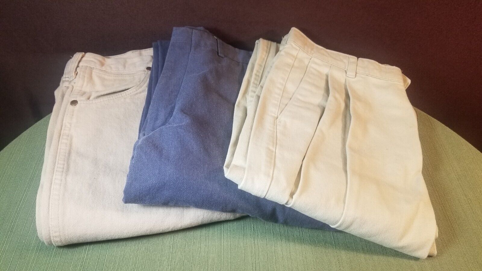 3x Men's Dress Casual Pants Size 35x32 - image 12
