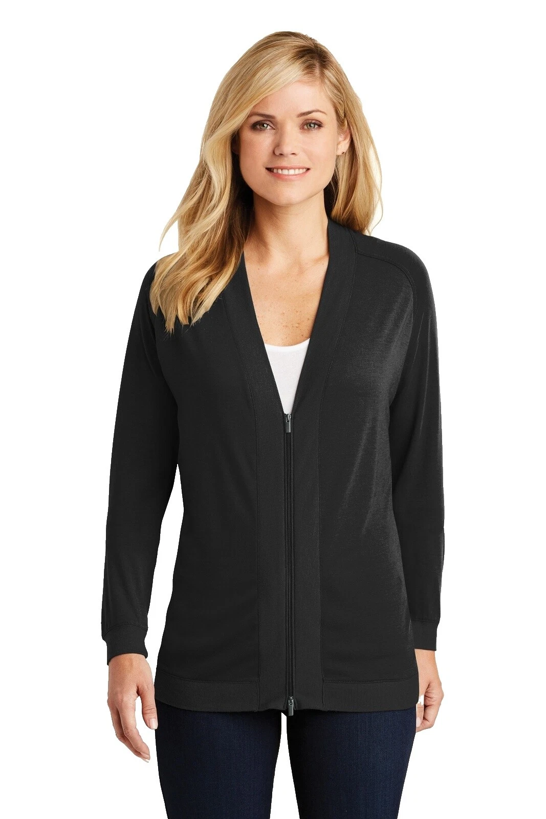 Port Authority Polyester Regular Size Sweaters for Women