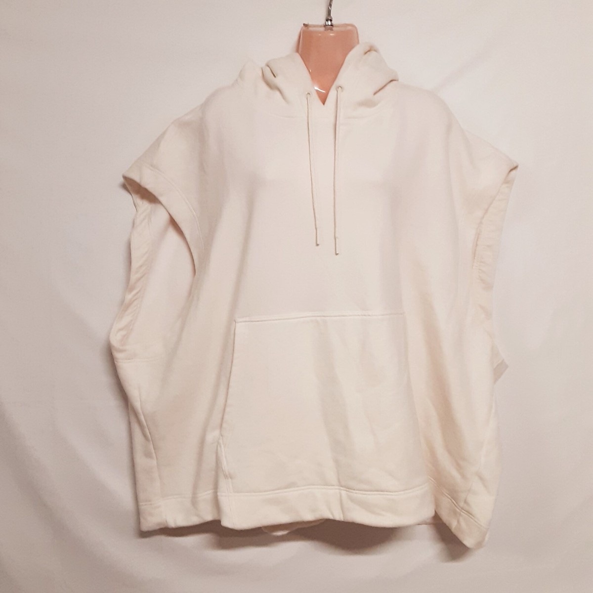 Athleta Retroplush Cocoon Hoodie Sleeveless Sweatshirt Size 3X 