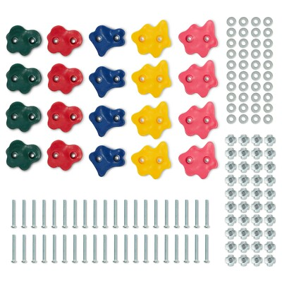 #ad Indoor Outdoor Climbing Holds 20 Rock Climbing Holds USA CLIMBING ROCKS $29.99