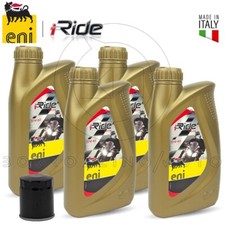 TAGLIANDO OLIO ENI i-RIDE RACING 10w60 FILTRO DUCATI MONSTER DARK 620 2002-2006