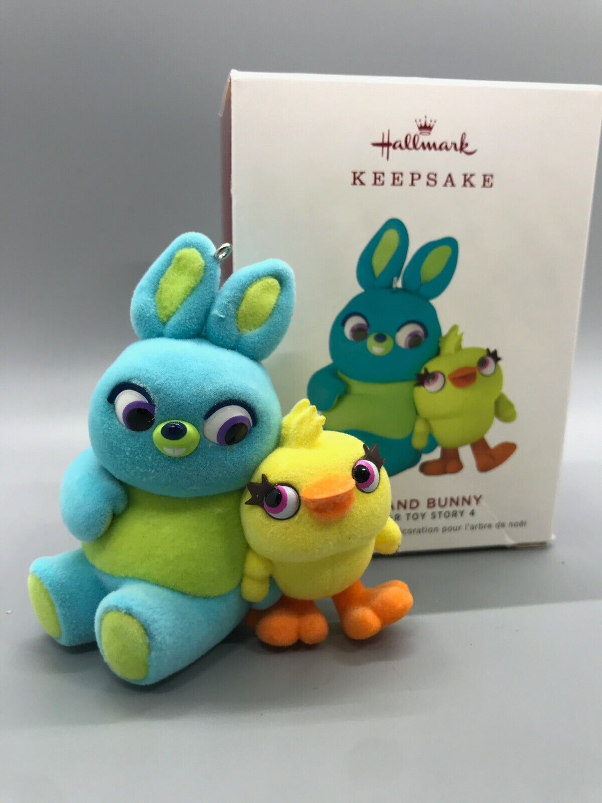 Hallmark Keepsake Christmas 2019 Year Dated Disney/Pixar Toy Story 4 Ducky and Bunny Ornament 