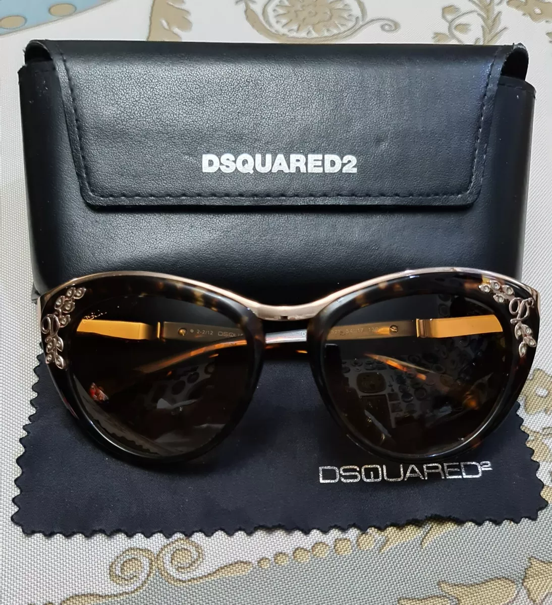 Authentic Dsquared2 DQ 0096 S 52F Amazing Cat Eyes Sunglasses