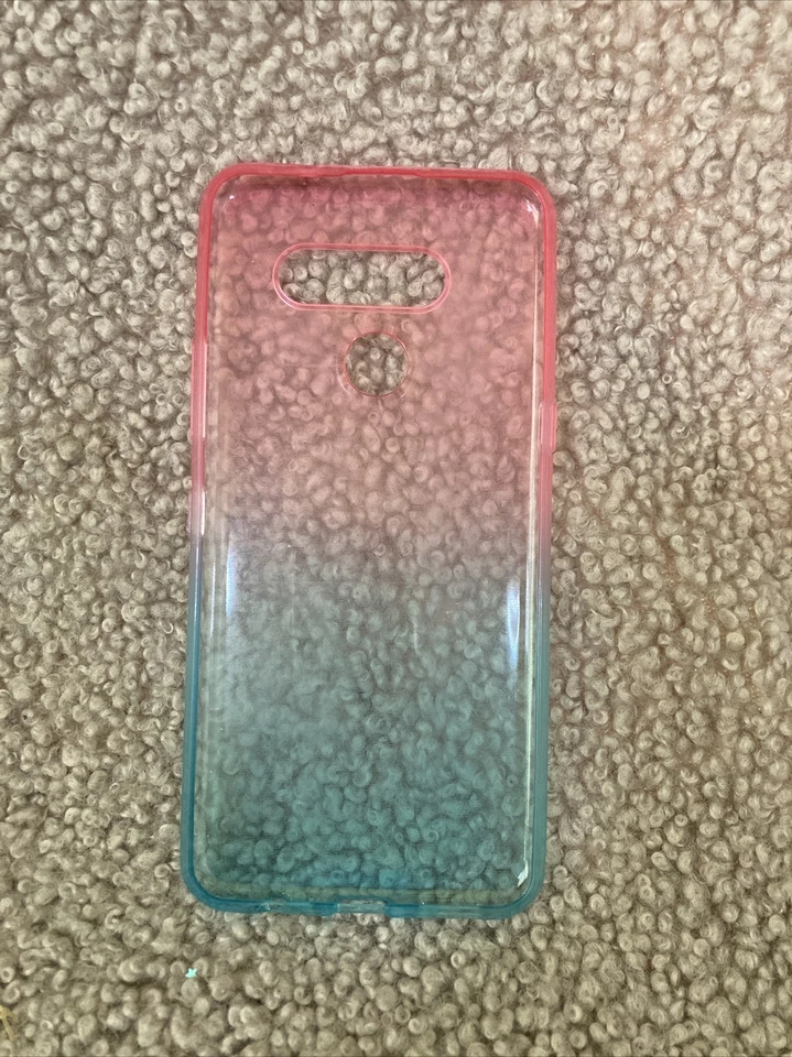 LG K50S - Funda Teléfono - Rosa Azul Ombré Foto 2 de 3