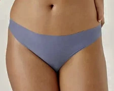 TRUE AND CO Body Blue Granite Thong Panty Underwear Womens Sz XL fits 16-18