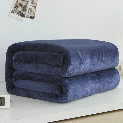 Soft for Bed Faux Fur Mink Solid Color Sofa Cover Bedspread Winter Plaid Blanket - Picture 23 of 25